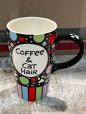 Coffee & Cat Hair never leave home with without them Ceramic Mug - z28